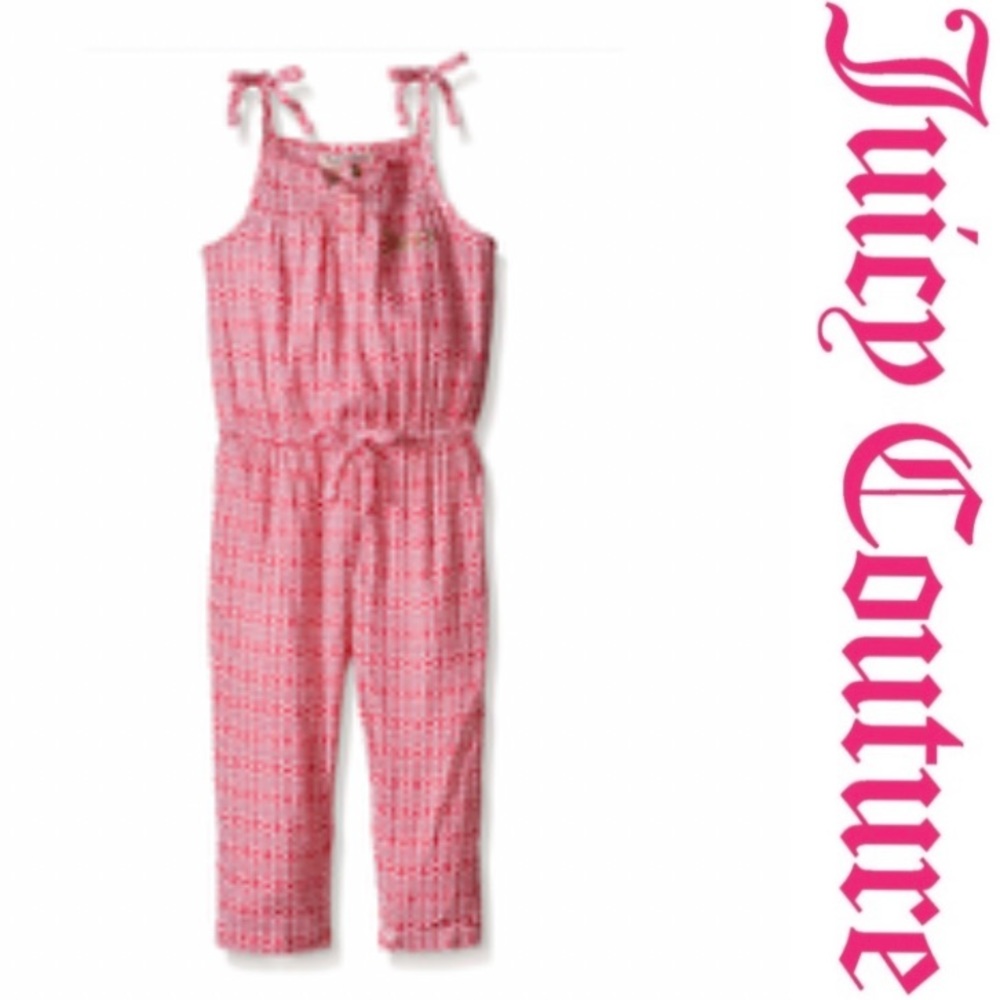 Juicy Couture | Girls Pink Romper Jumpsuit NWT